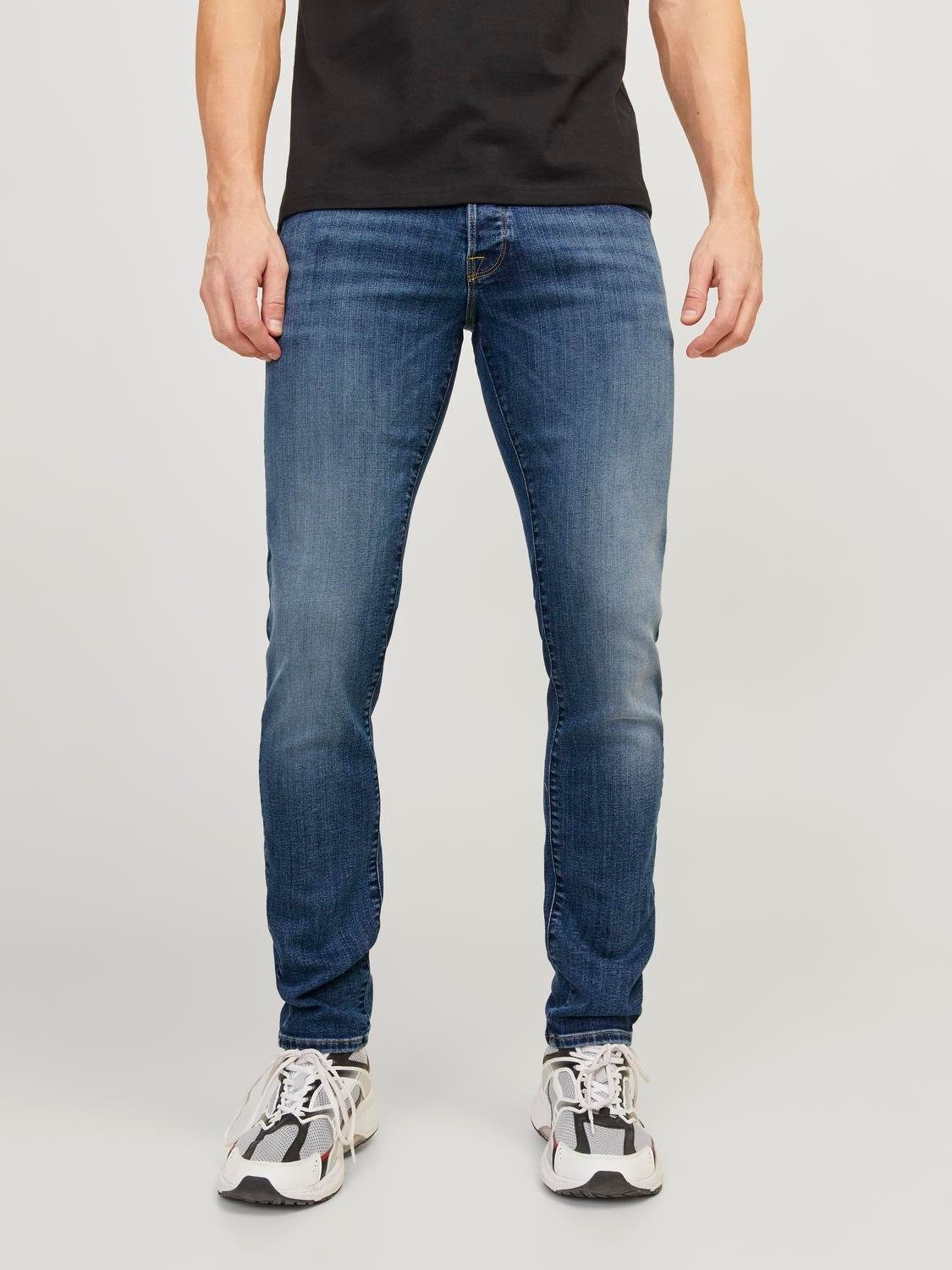 Jack & Jones Slim-fit-Jeans "JJIGLENN – Jeans mit Stretch, niedriger Leibhö günstig online kaufen