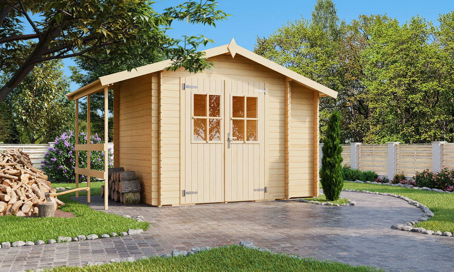 Nordic Holz Gartenhaus "Narva 475" günstig online kaufen