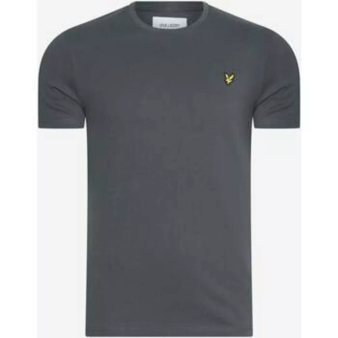 Lyle & Scott  T-Shirts & Poloshirts Plain t-shirt - gunmetal günstig online kaufen