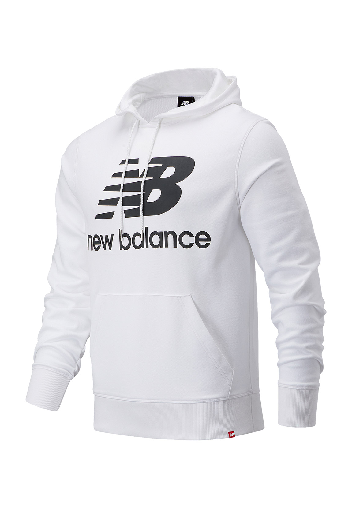 New Balance Herren Hoodie ESSENIALS STACKED LOGO HOODIE MT03558 White günstig online kaufen