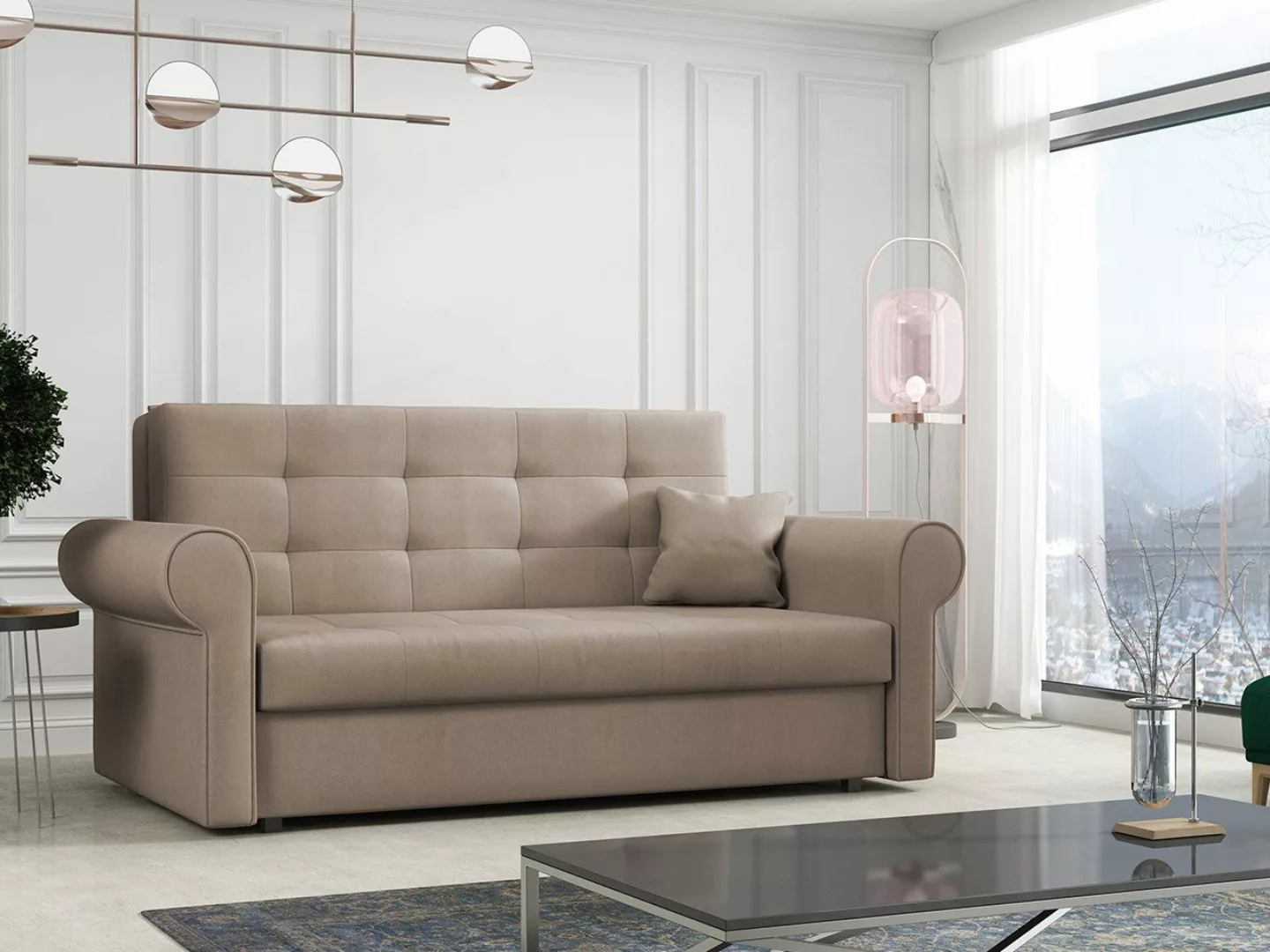 MIRJAN24 Schlafsofa Viva Silver III, 3 günstig online kaufen