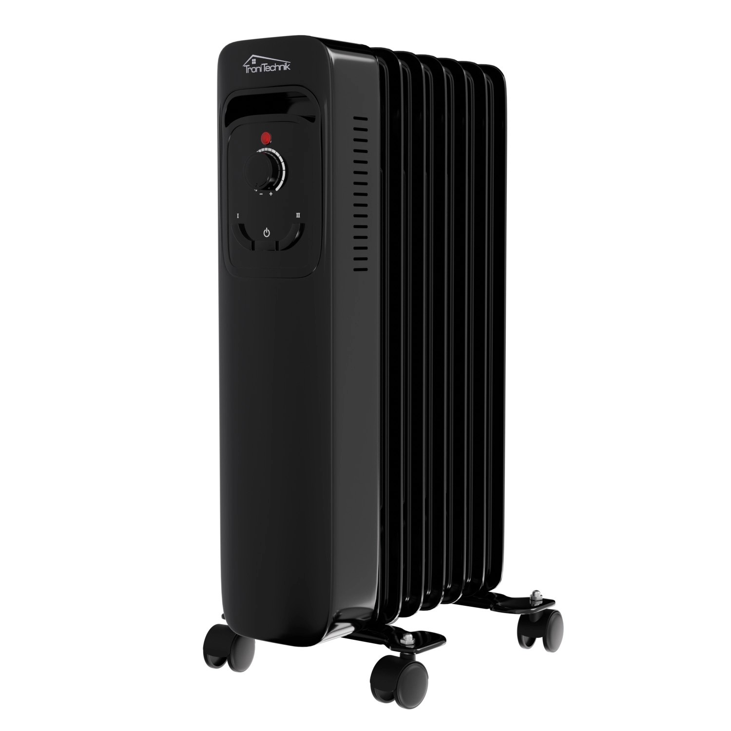 TroniTechnik Ölradiator TT OR 207 Schwarz 7 Rippen 1500 Watt Drei Heizstufe günstig online kaufen