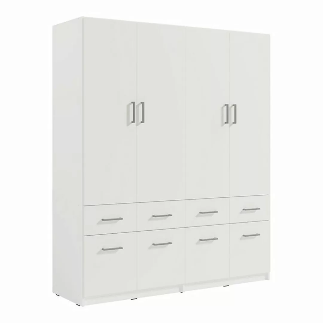 Lomadox Kleiderschrank TRIEST-166 Drehtürenschrank, 4-türig, 181cm breit, w günstig online kaufen