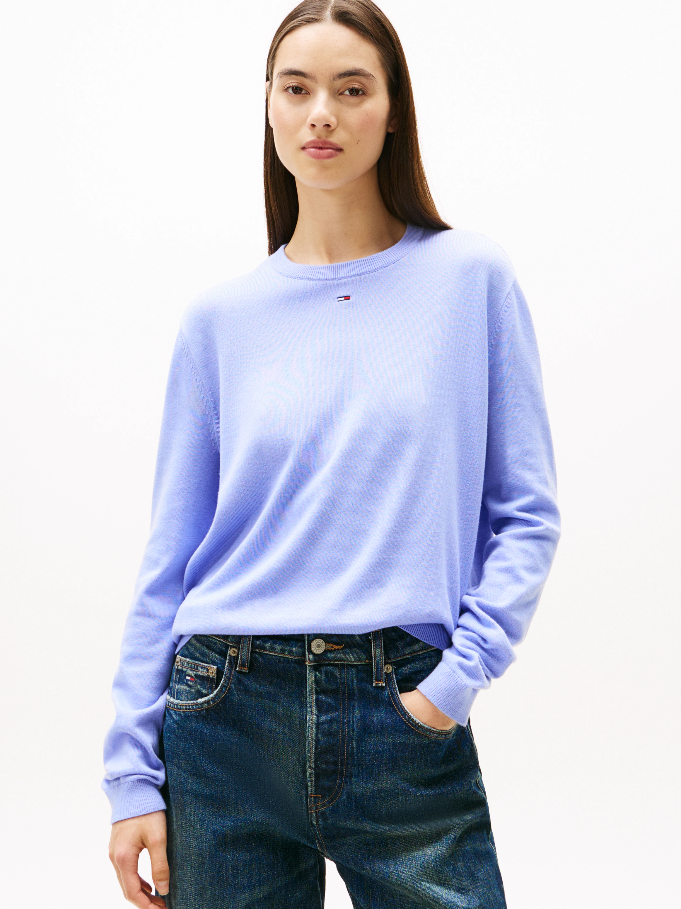 Tommy Jeans Strickpullover "TJW ESSENTIAL CREW SWEATER EXT" günstig online kaufen