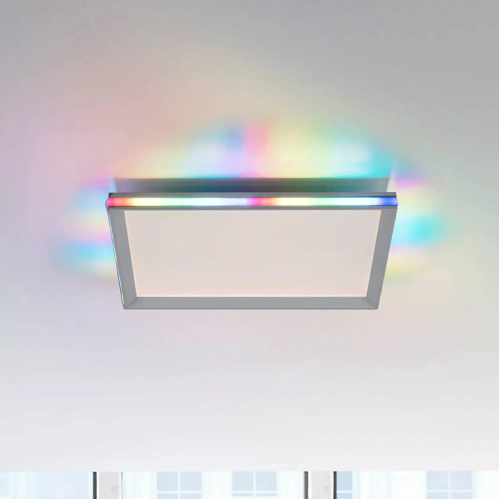 LED-Deckenleuchte Galactica, CCT, RGB 45x45cm günstig online kaufen