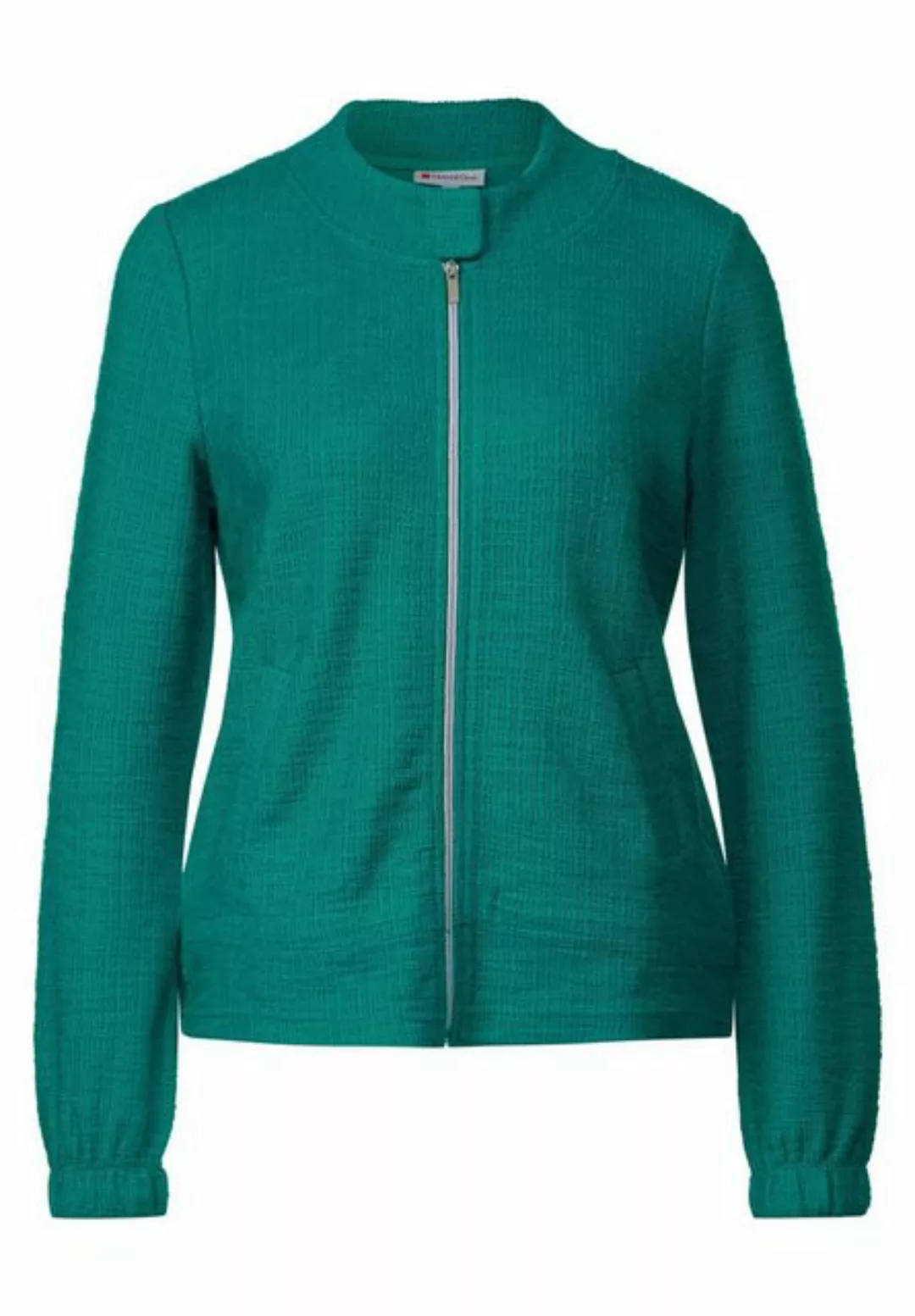 STREET ONE Strickjacke structure jacket w.zipper günstig online kaufen