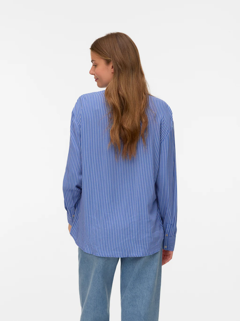 Vero Moda Langarmbluse "VMALICE LS SHIRT WVN GA NOOS" günstig online kaufen