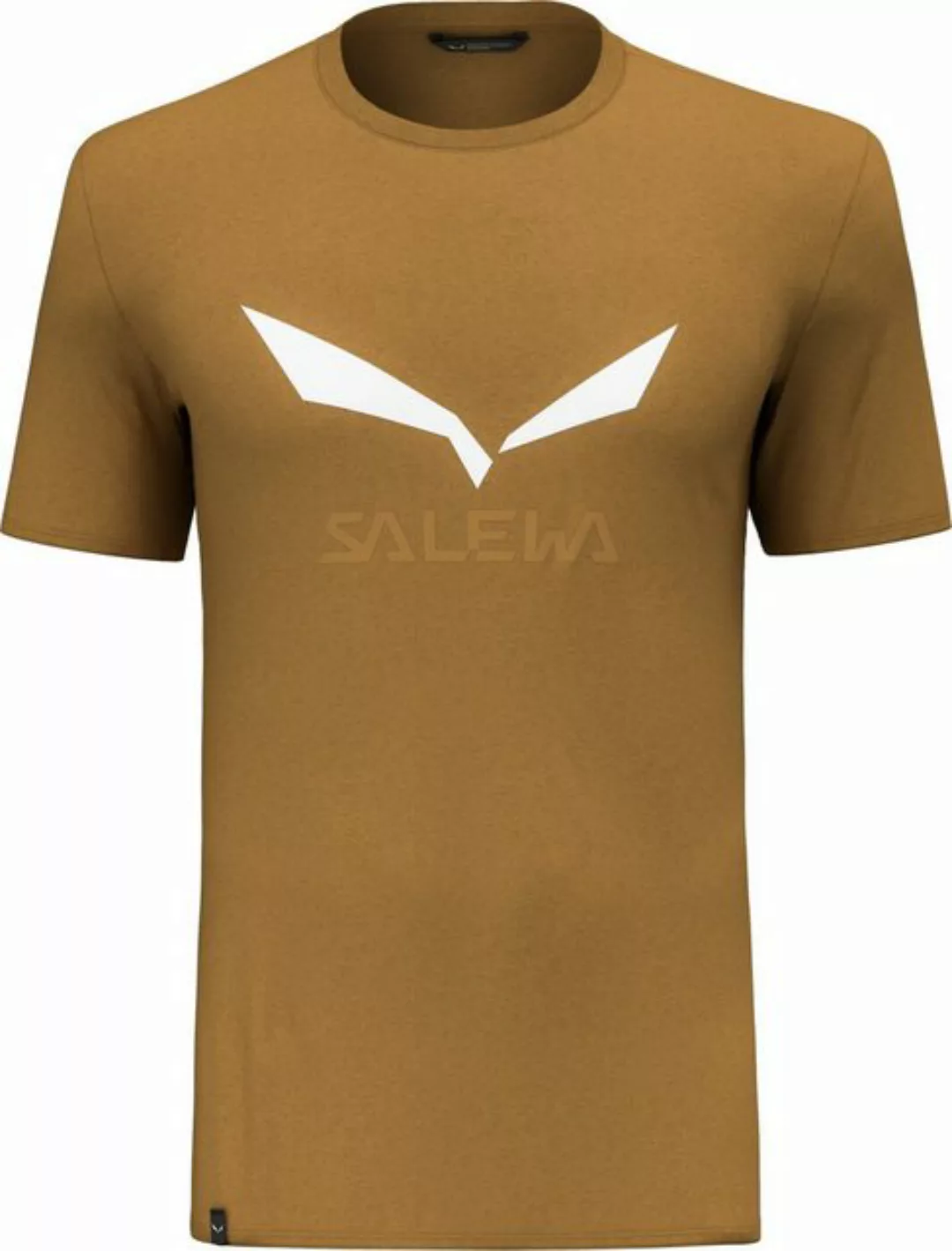 Salewa Kurzarmshirt SOLIDLOGO DRY M T-SHIRT. golden brown günstig online kaufen
