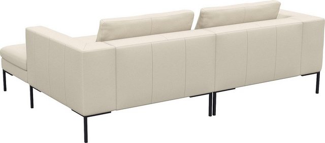 FLEXLUX Ecksofa »Loano, superbequemer Sitzkomfort durch Kaltschaum im Sitz, günstig online kaufen