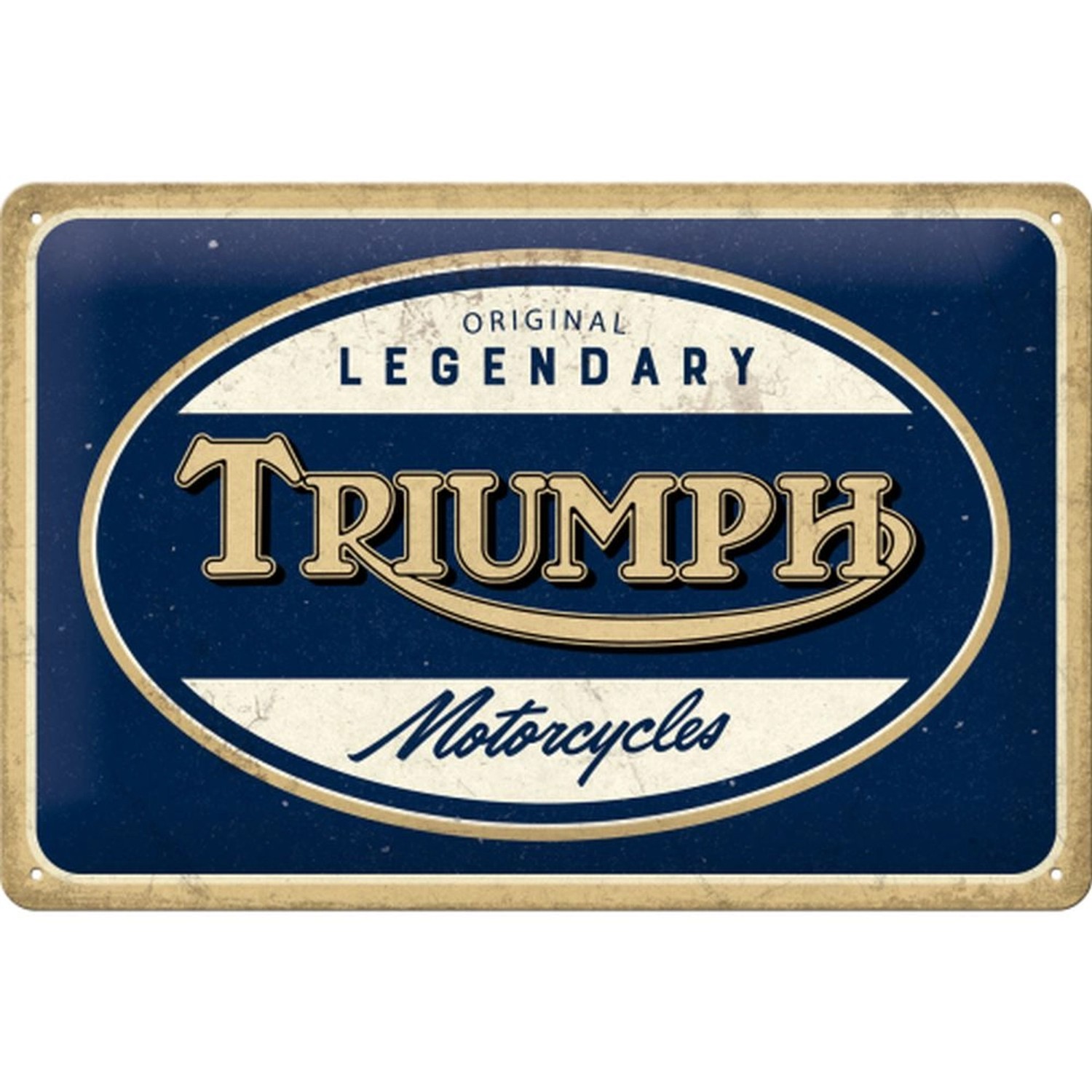 Nostalgic-Art Blechschild 20 x 30cm - Triumph - Legendary Motorcycles günstig online kaufen