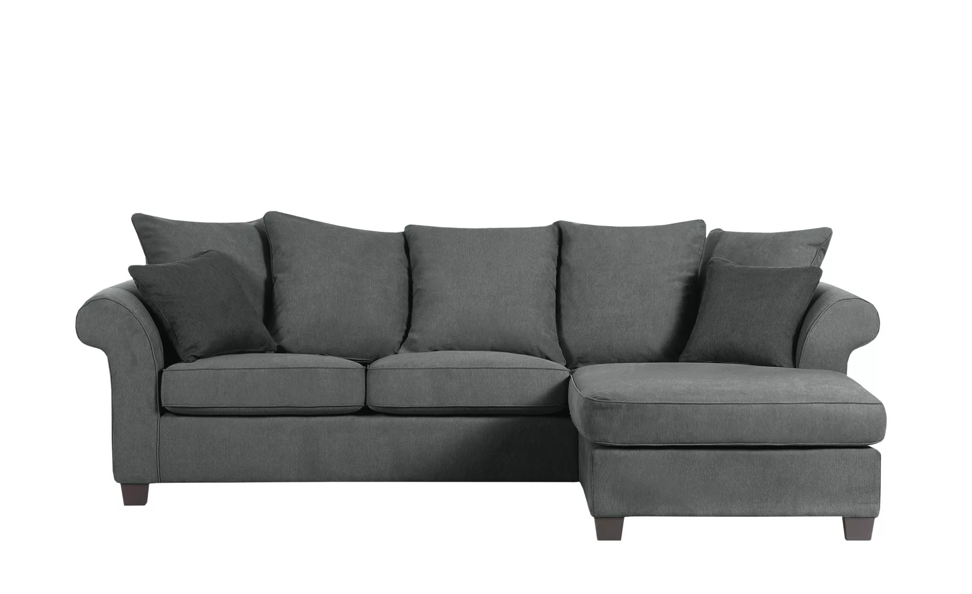 Ecksofa   Norderney ¦ grau ¦ Maße (cm): B: 266 H: 70 T: 95 Polstermöbel > S günstig online kaufen