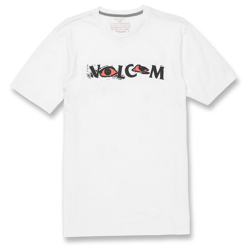 Volcom Eyez Kurzärmeliges T-shirt M White günstig online kaufen