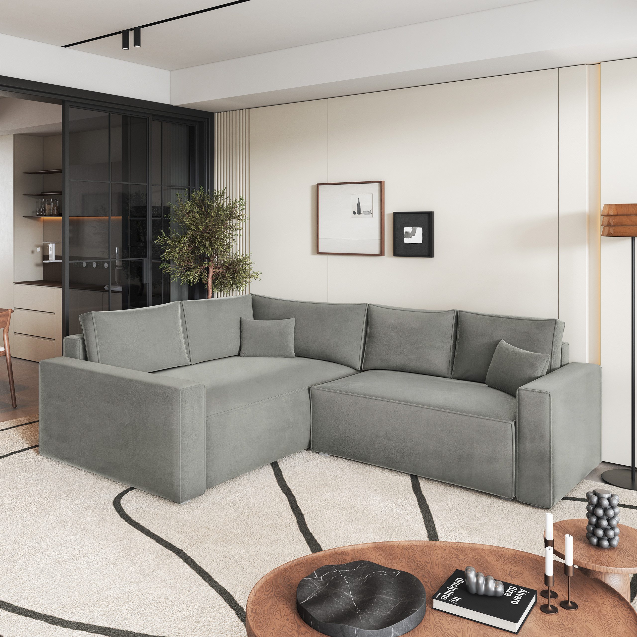 Masseno Ecksofa ERONIS mit Schlaffunktion L-Form, günstig online kaufen