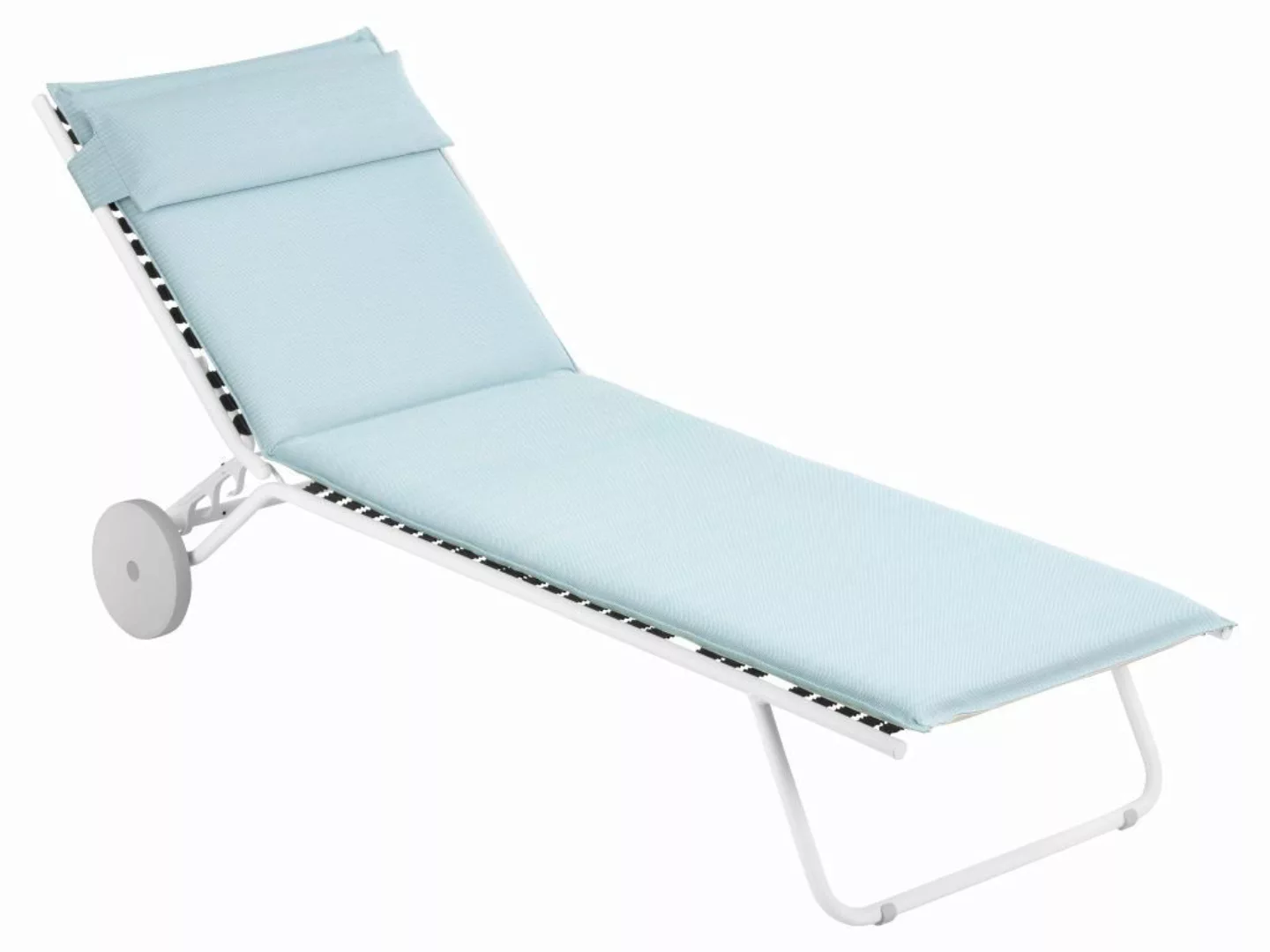 Outdoor Sonnenliege BAYANNE Céladon / Gestell Kaolin (alte Version mit rund günstig online kaufen