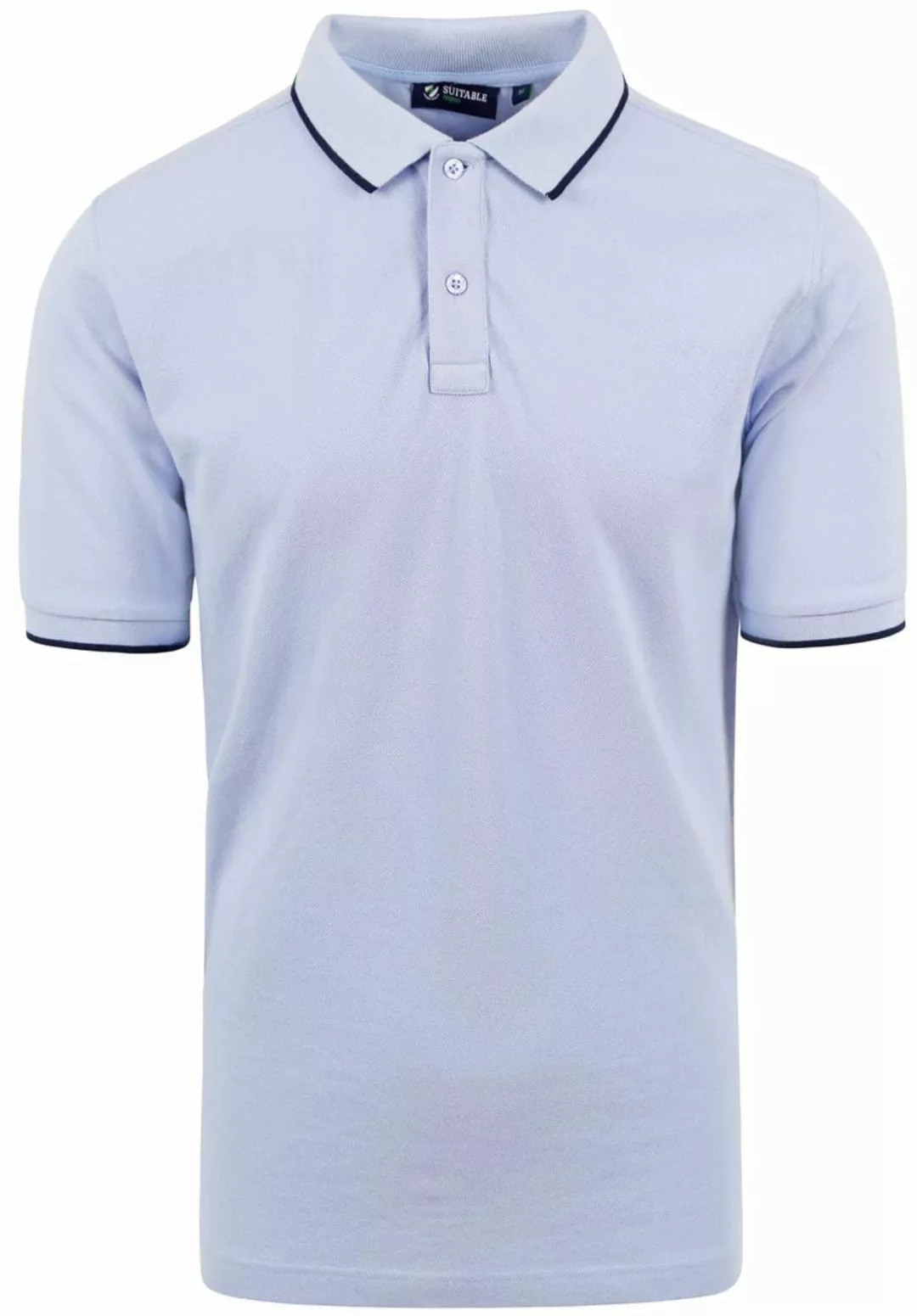 Suitable Respect Poloshirt Tip Ferry Hellblau - Größe S günstig online kaufen