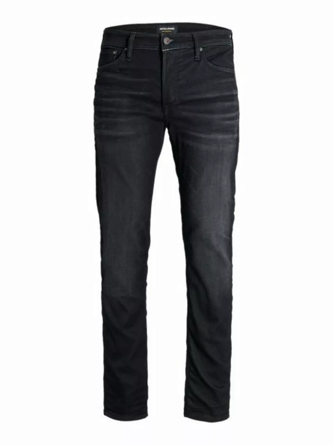 Jack & Jones Tapered-fit-Jeans Herren Jeans Comfort Hose Schwarz JJIMIKE JJ günstig online kaufen