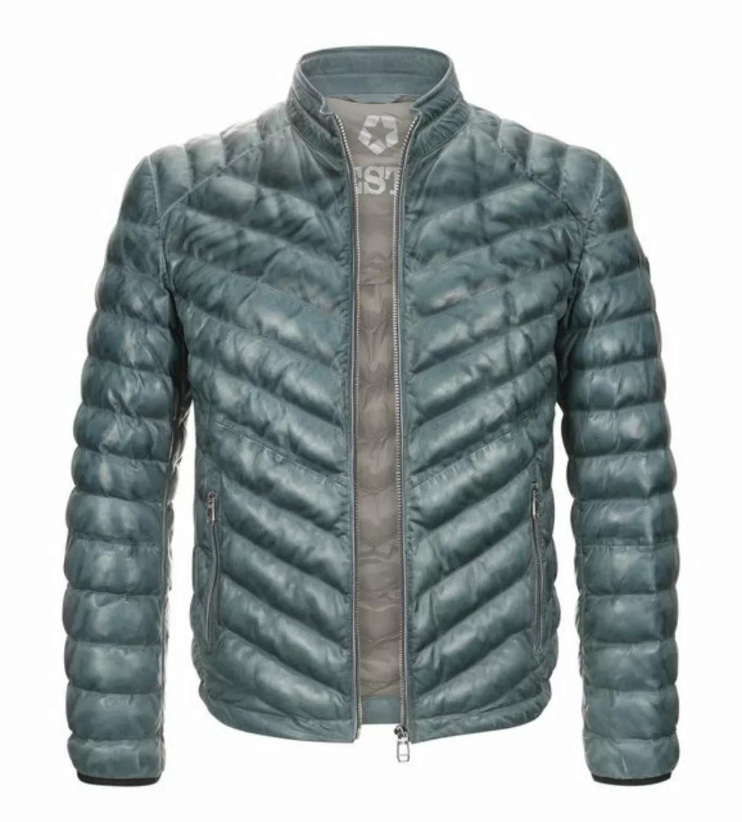 Milestone Lederjacke MSlseo Milestone - Herren Lederjacke Steppjacke Lammna günstig online kaufen