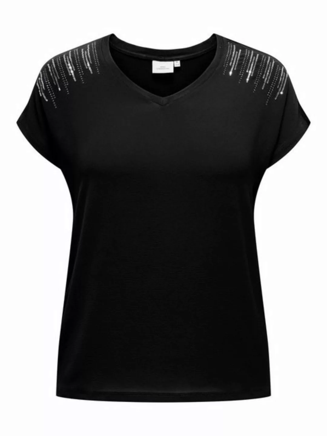 ONLY CARMAKOMA Kurzarmshirt CARLOUISA CAPSLEEVE MIX TEE JRS günstig online kaufen