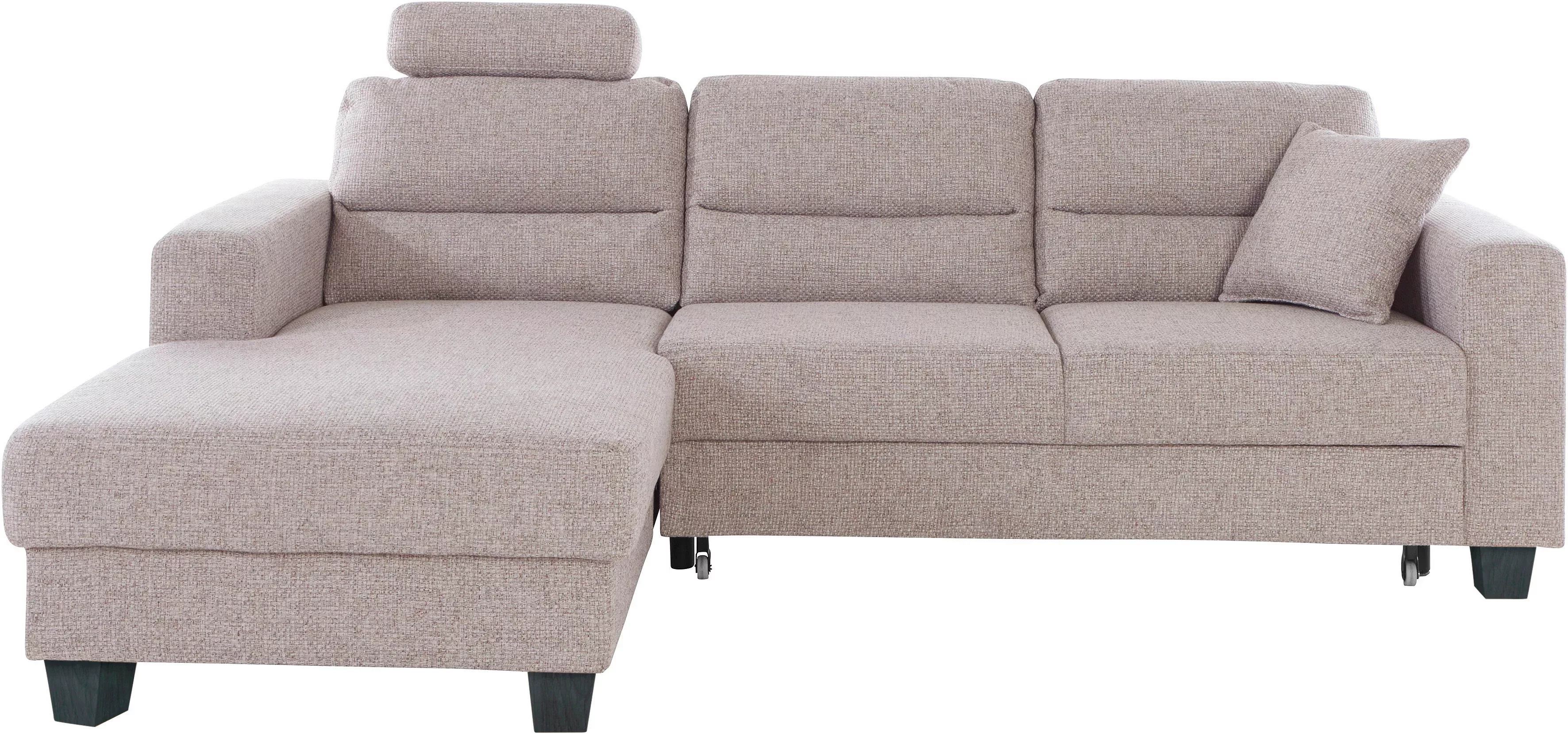 TRENDMANUFAKTUR Ecksofa "Chamber, L-Form", wahlweise mit Schlaffunktion günstig online kaufen