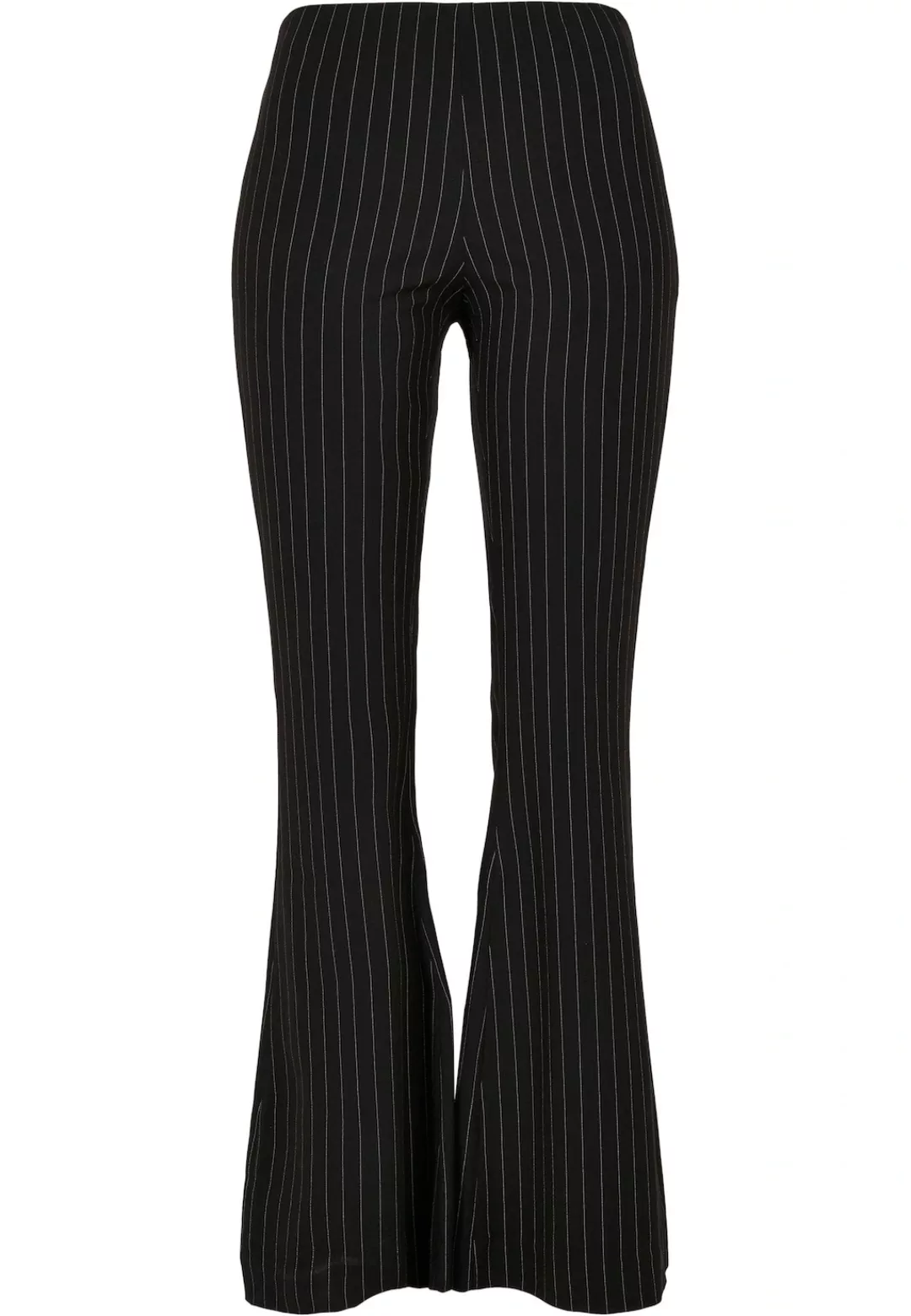 URBAN CLASSICS Stoffhose "Urban Classics Damen Ladies Flared Pin Stripe Pan günstig online kaufen