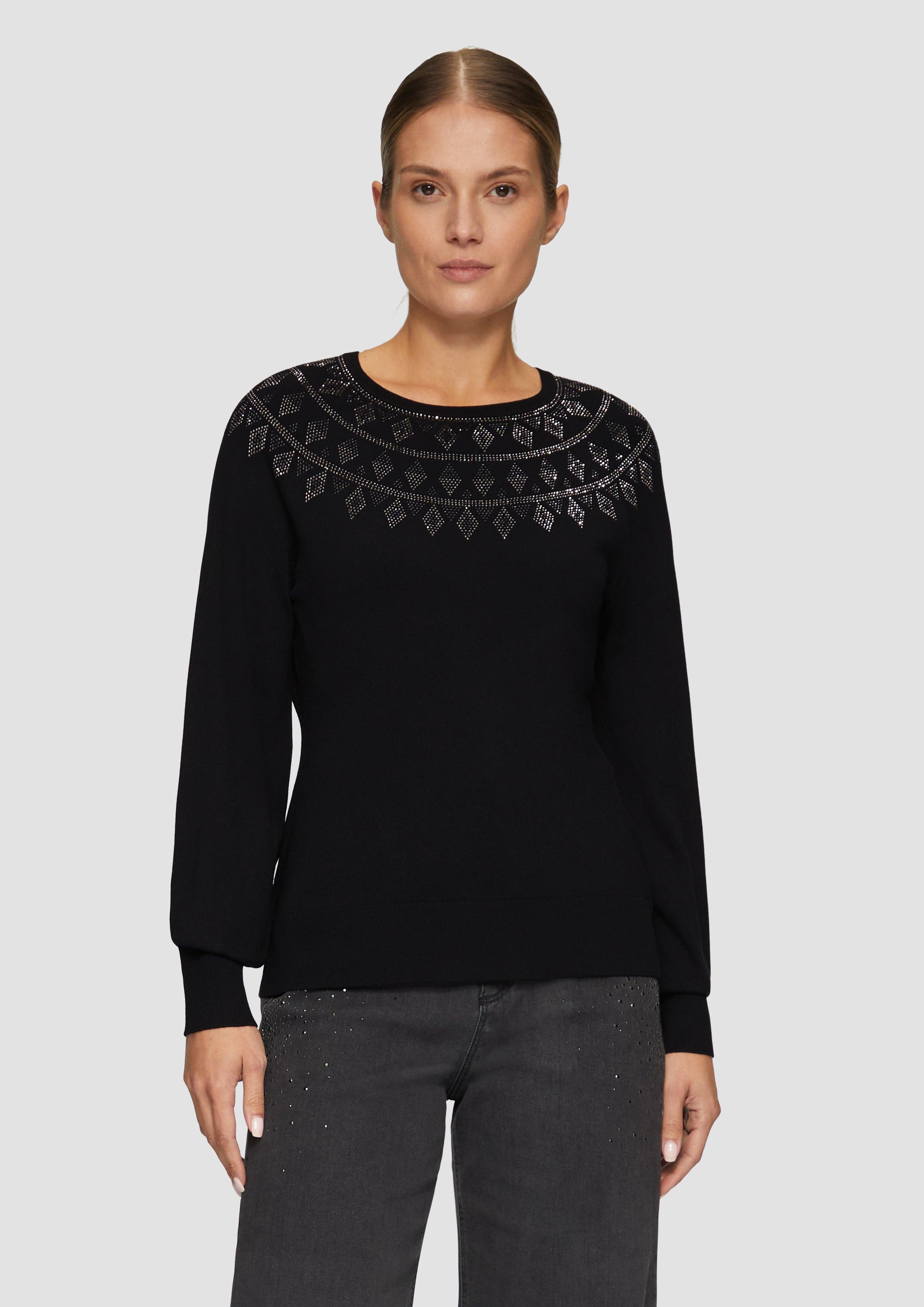 s.Oliver BLACK LABEL Strickpullover Feinstrickpullover mit günstig online kaufen