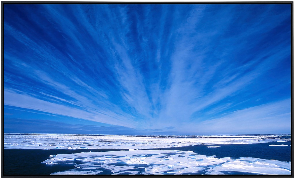 Papermoon Infrarotheizung »Arktischer Himmel«, sehr angenehme Strahlungswär günstig online kaufen