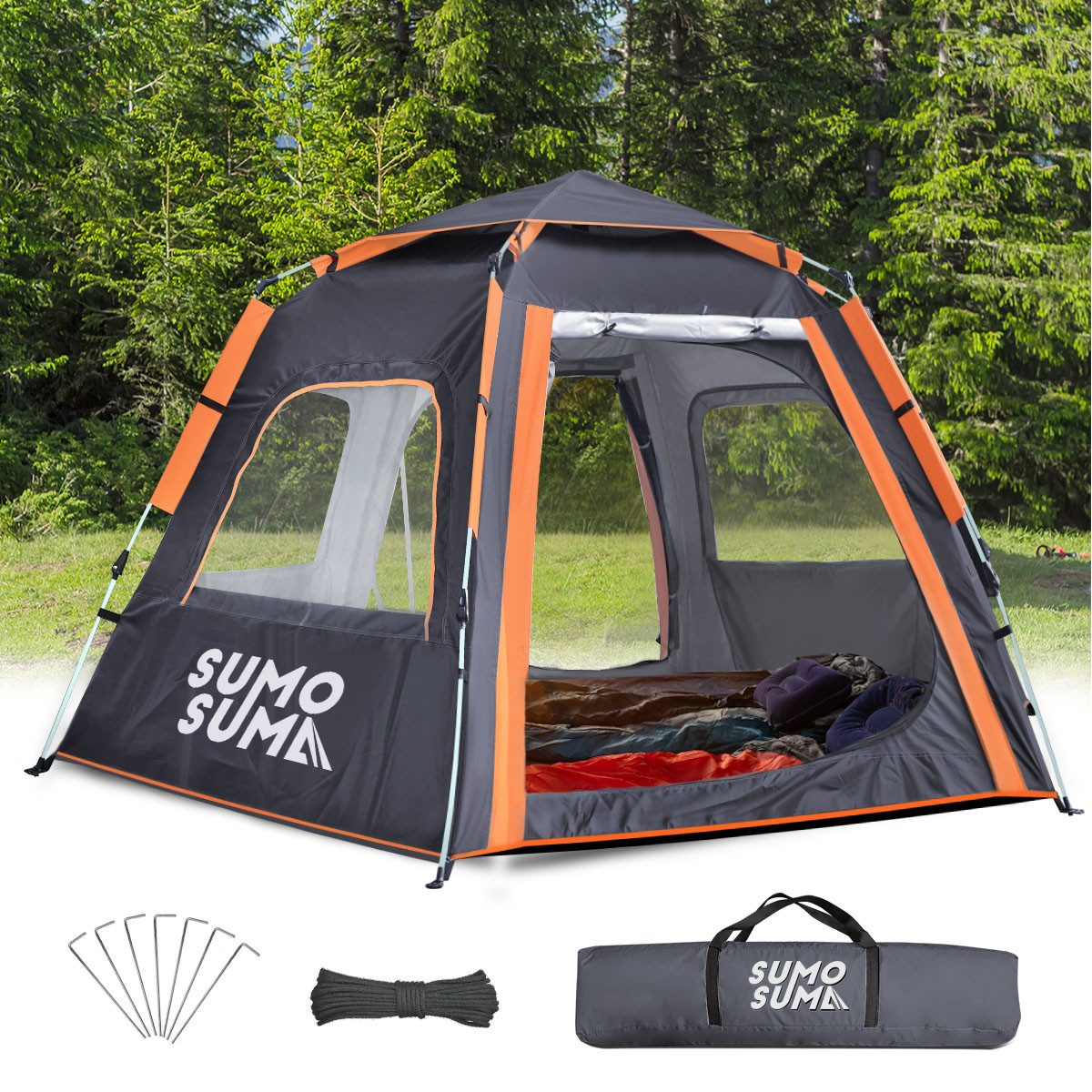 Sumosuma Kuppelzelt Campingzelt Automatisches, UV-Schutz Pop günstig online kaufen