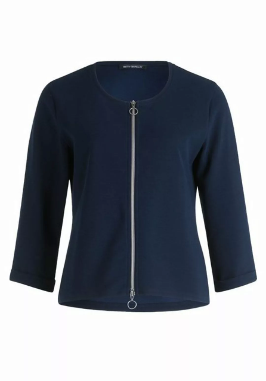 Betty Barclay Sweatjacke "Betty Barclay Shirtjacke mit Reißverschluss", Str günstig online kaufen