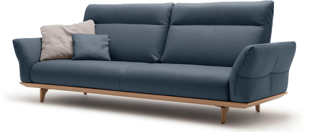 hülsta sofa 4-Sitzer "hs.460", Sockel in Eiche, Füße Eiche natur, Breite 24 günstig online kaufen