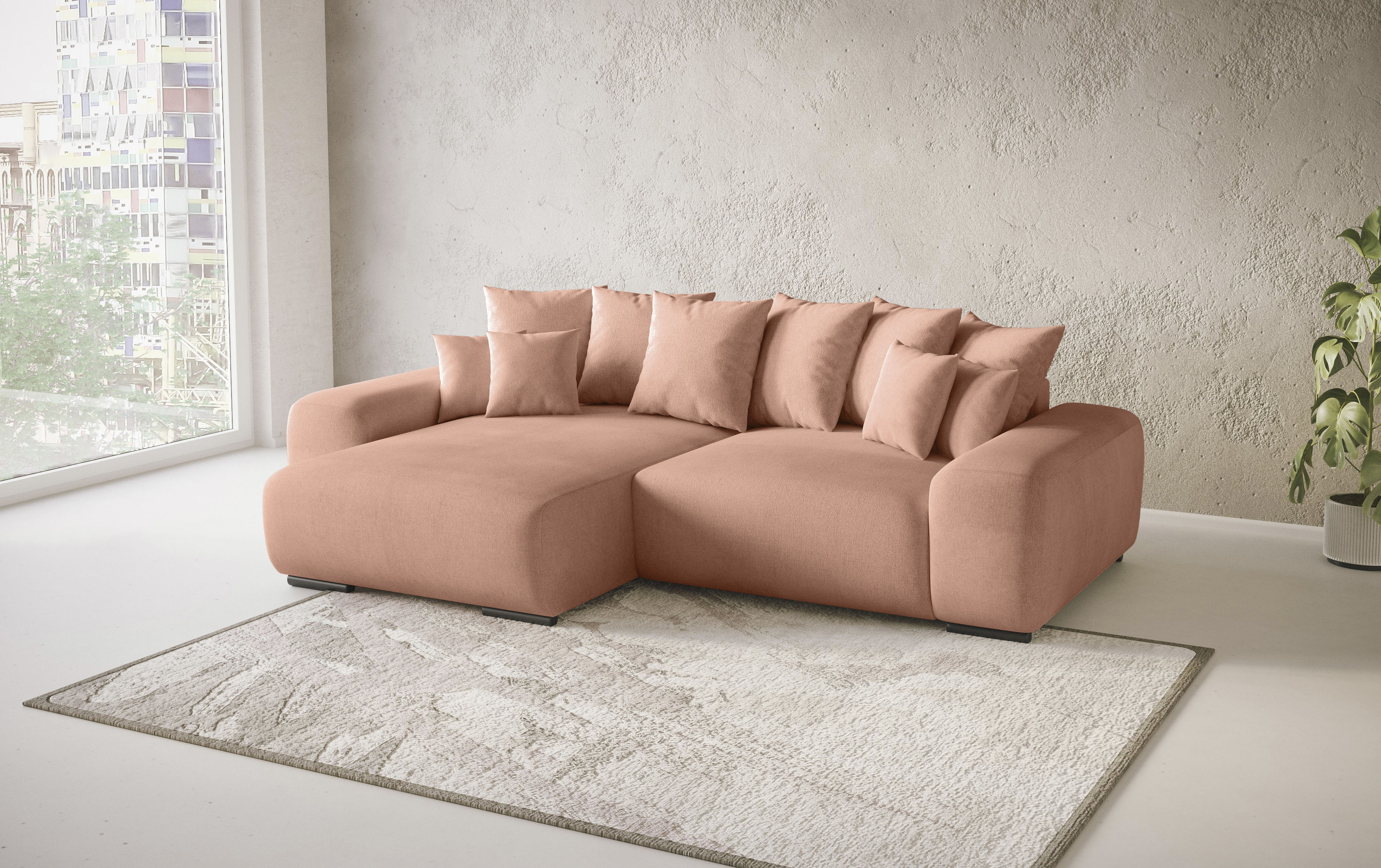 Mr. Couch Ecksofa "Sundance", Dauerschläfer mit EasyBett-Schlaffunktion, Be günstig online kaufen