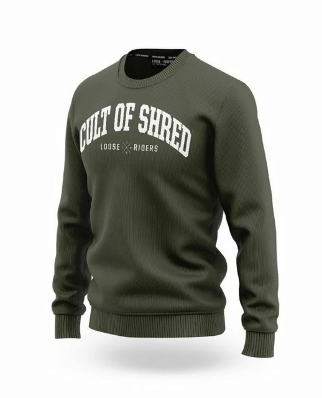 Loose Riders Sweater FLEECE CREWNECKS - Army günstig online kaufen