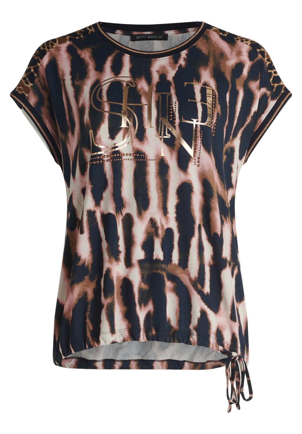 Betty Barclay Kurzarmshirt "Betty Barclay Damen Printshirt mit Tunnelzug", günstig online kaufen