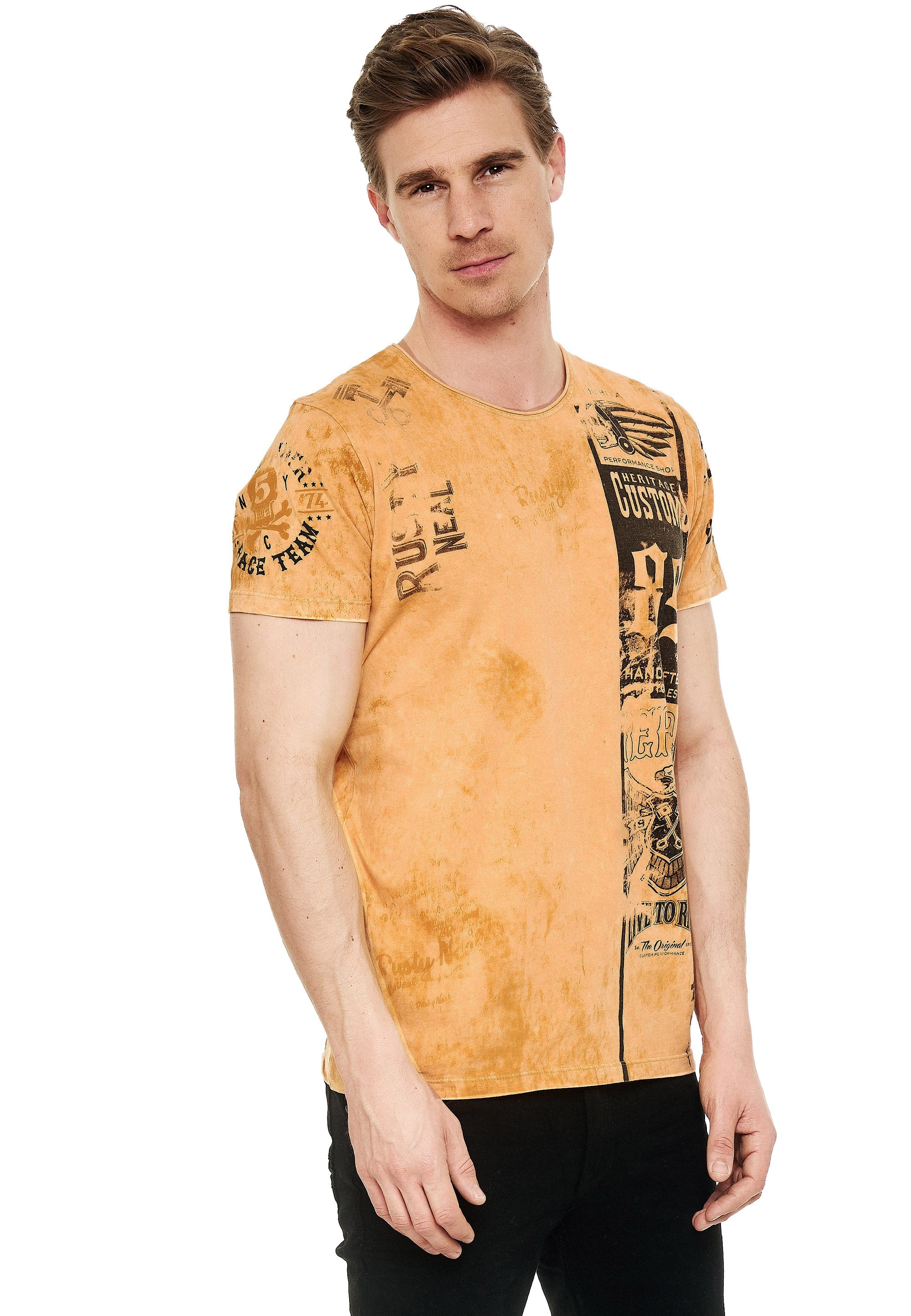 Rusty Neal T-Shirt, mit modernem Print günstig online kaufen