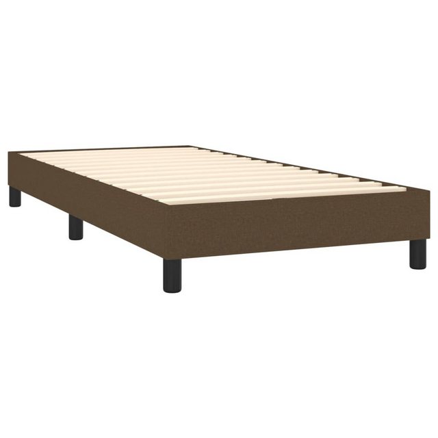 furnicato Bett Boxspringbett mit Matratze Dunkelbraun 90x200 cm Stoff (1-tl günstig online kaufen