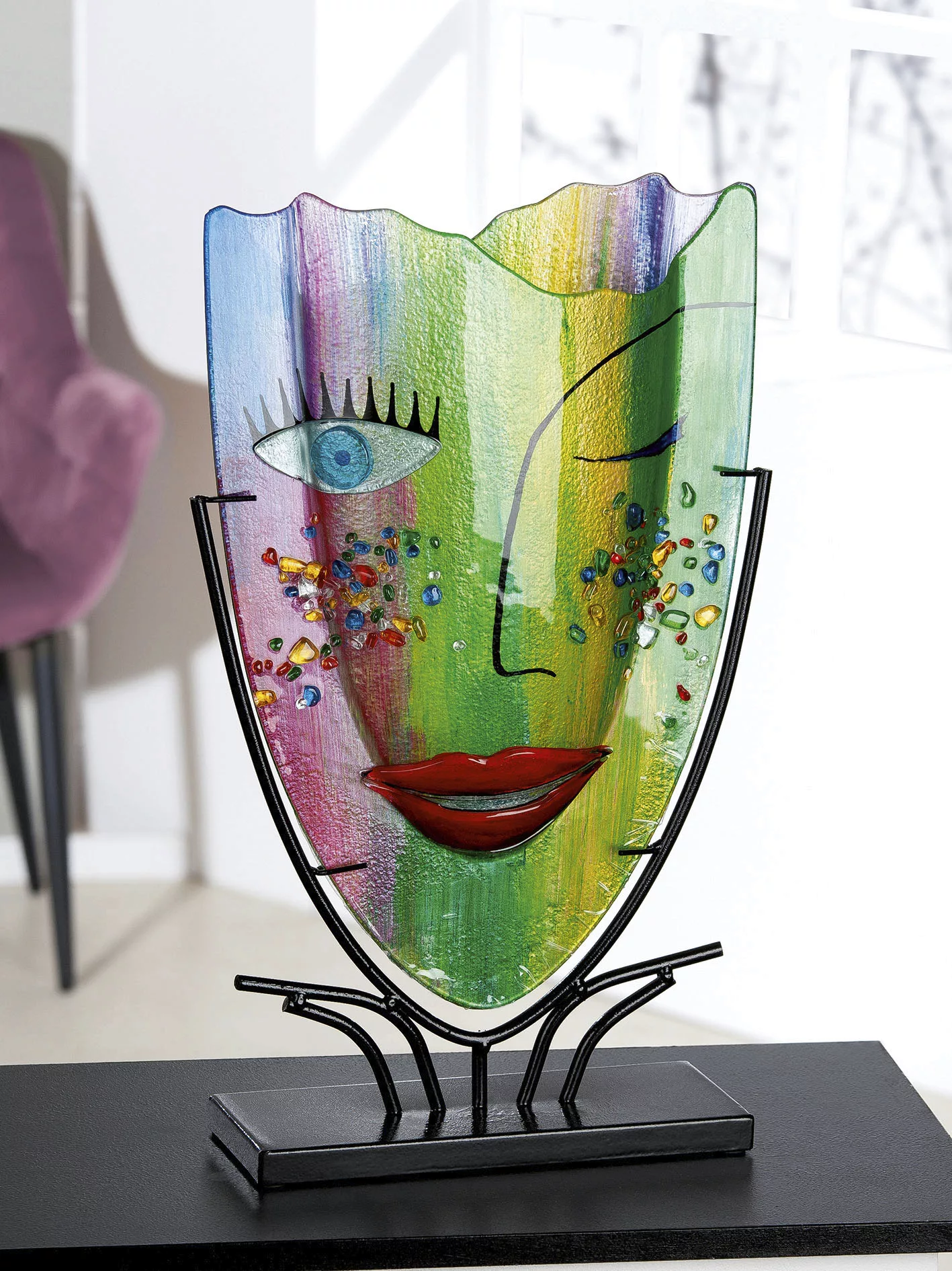 Casablanca by Gilde Dekovase »Amour«, (1 St.), Vase aus Glas günstig online kaufen