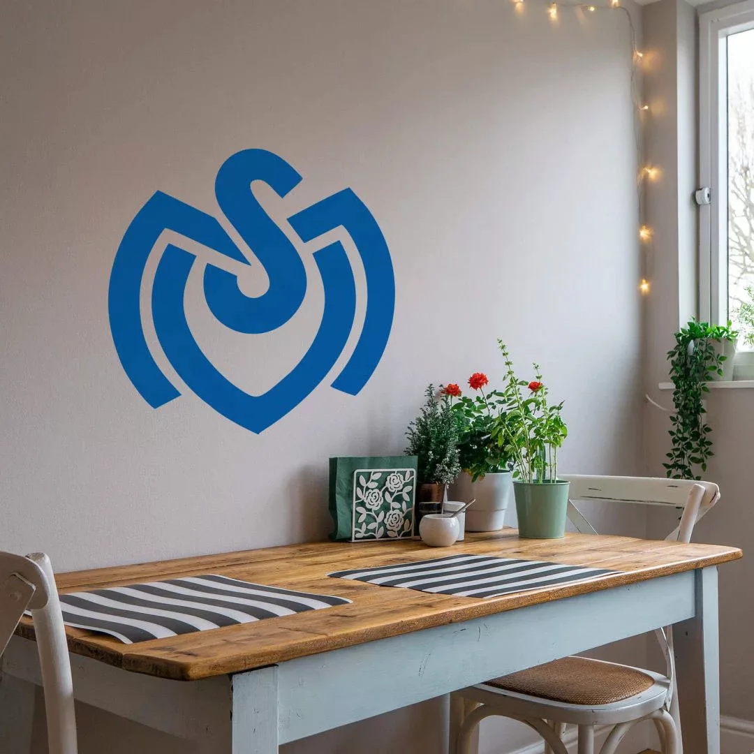 Wall-Art Wandtattoo "MSV Duisburg Retro Logo", (1 St.), selbstklebend, entf günstig online kaufen