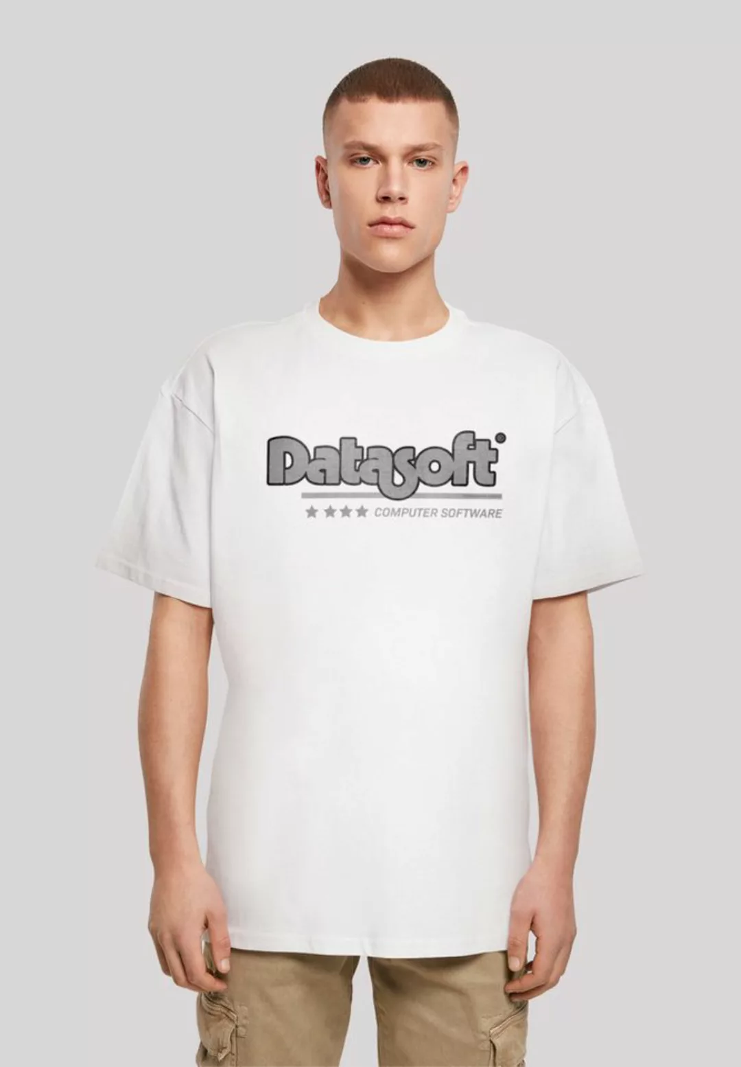 F4NT4STIC T-Shirt DATASOFT Logo black Retro Gaming SEVENSQUARED Print günstig online kaufen