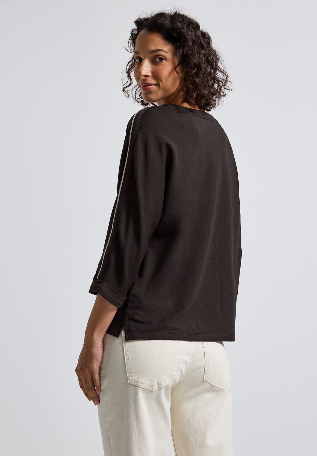 STREET ONE 3/4-Arm-Shirt, mit Galonstreifen günstig online kaufen