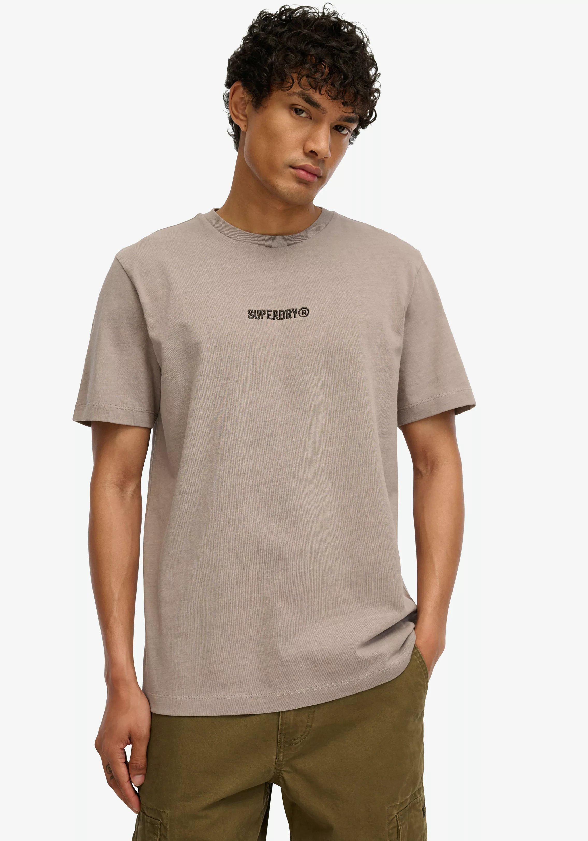 Superdry Rundhalsshirt "MICRO LOGO GRAPHIC LOOSE TEE" günstig online kaufen