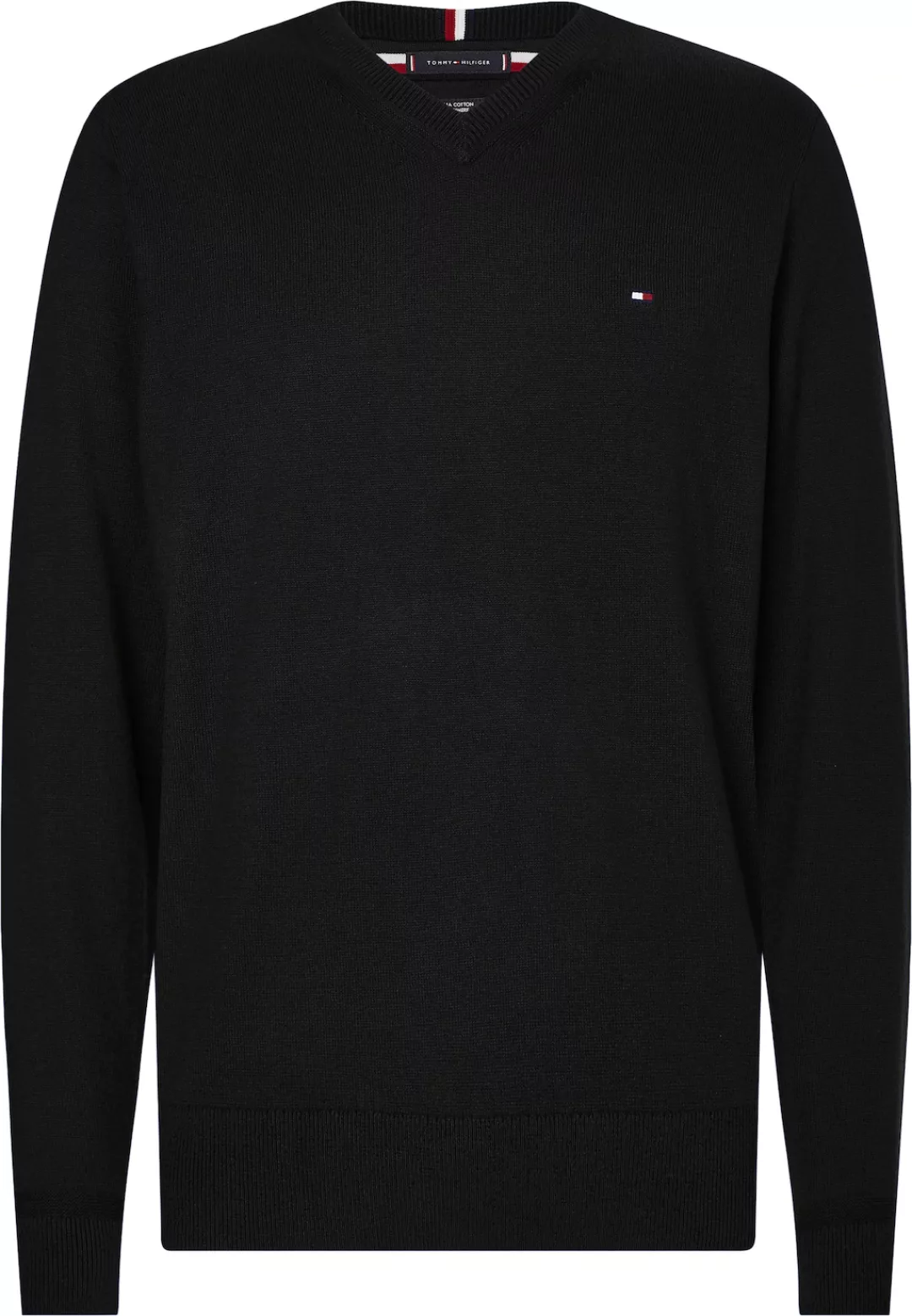 Tommy Hilfiger Big & Tall Strickpullover "BT-PIMA ORG CTN CASHMERE VNCK-B", günstig online kaufen