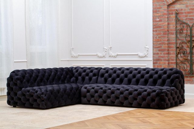 Xlmoebel Ecksofa Modernes L-förmiges Stoffsofa mit Design-Ecke für die Wohn günstig online kaufen