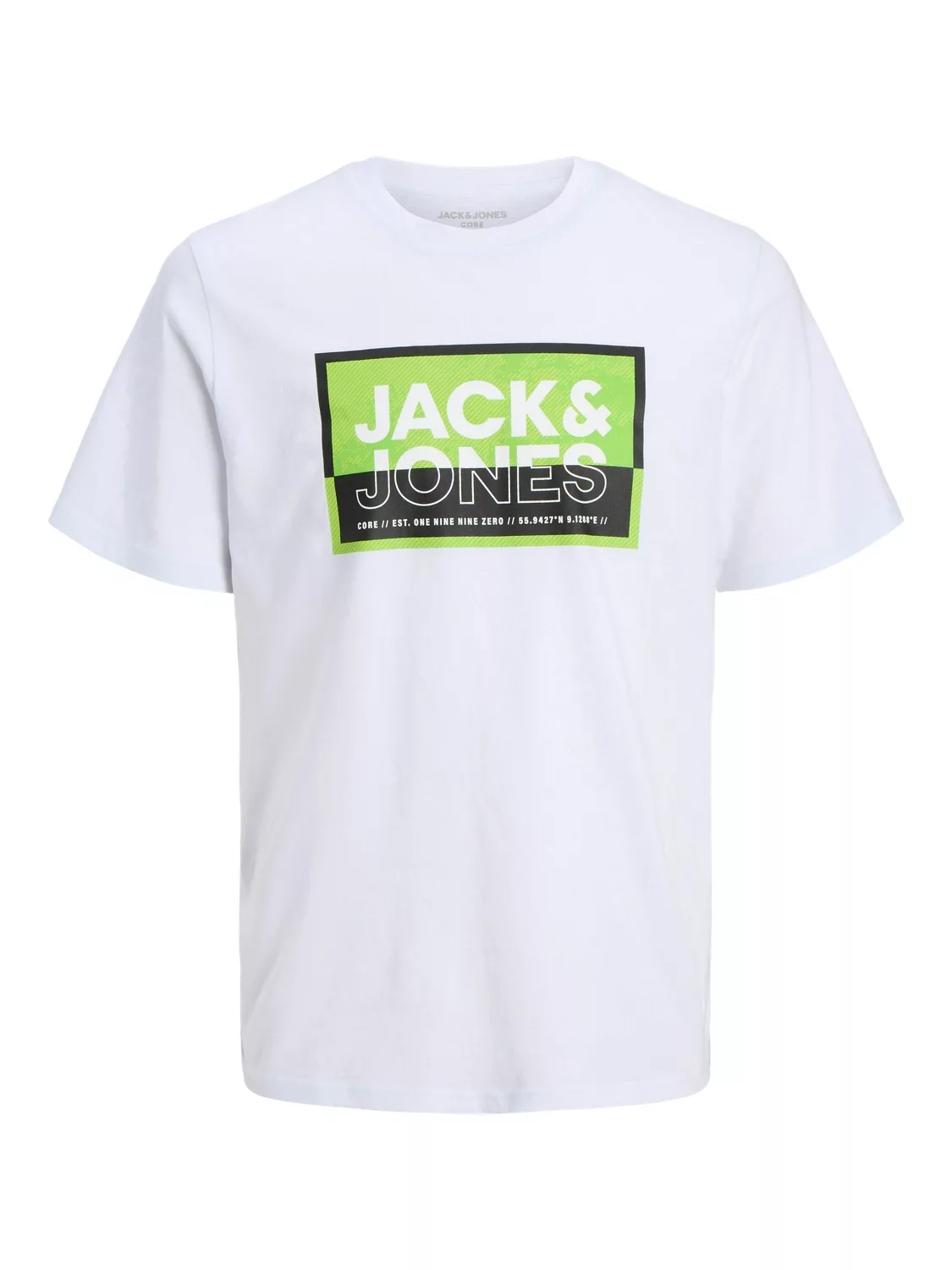 Jack & Jones T-Shirt JCOLOGAN SUMMER PRINT TEE CREW NECK FST günstig online kaufen