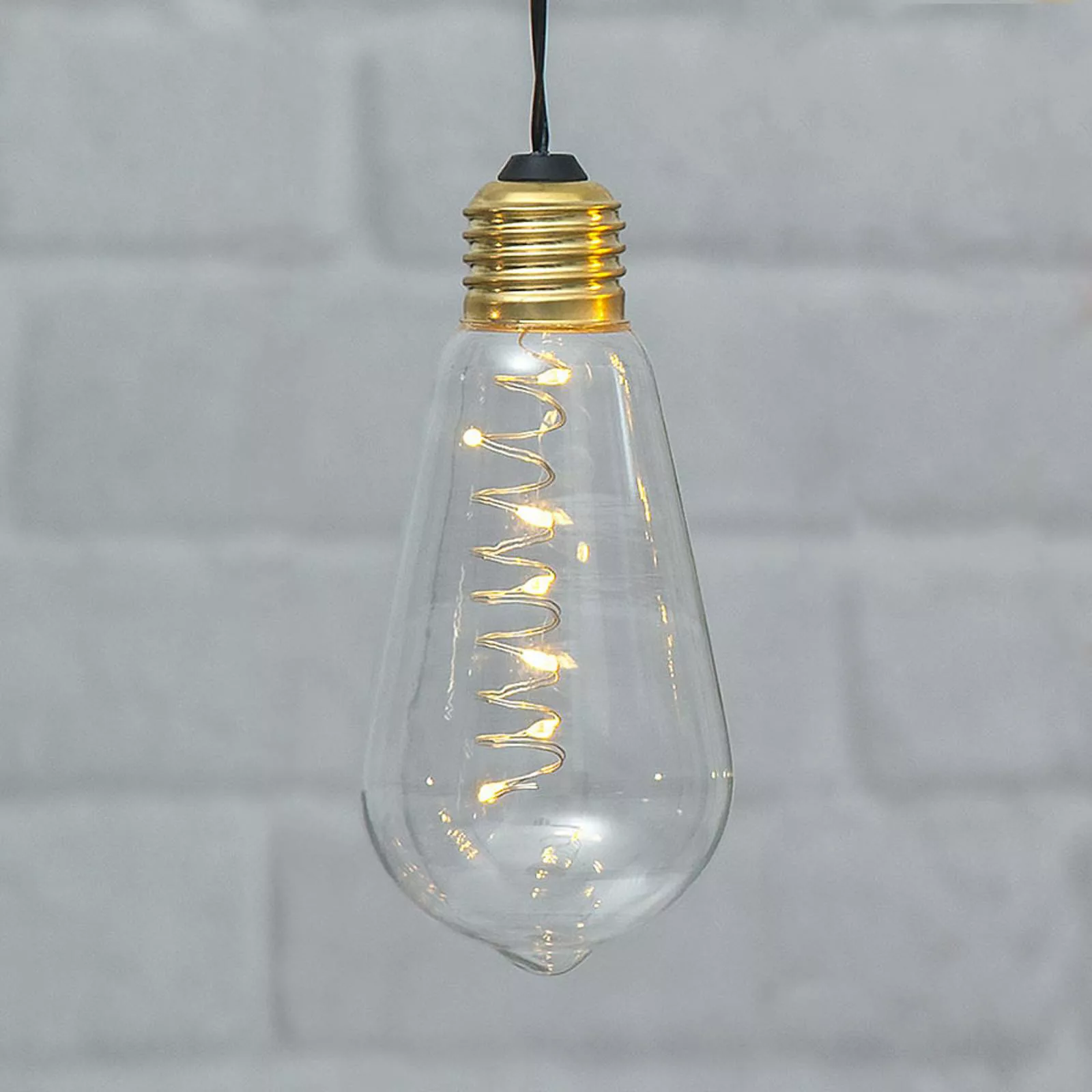 Vintage-LED-Dekoleuchte Glow mit Timer, klar günstig online kaufen