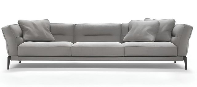 Xlmoebel Sofa XXL Großes Sofa für fünf Personen Stoffsofa Luxus Design Sitz günstig online kaufen