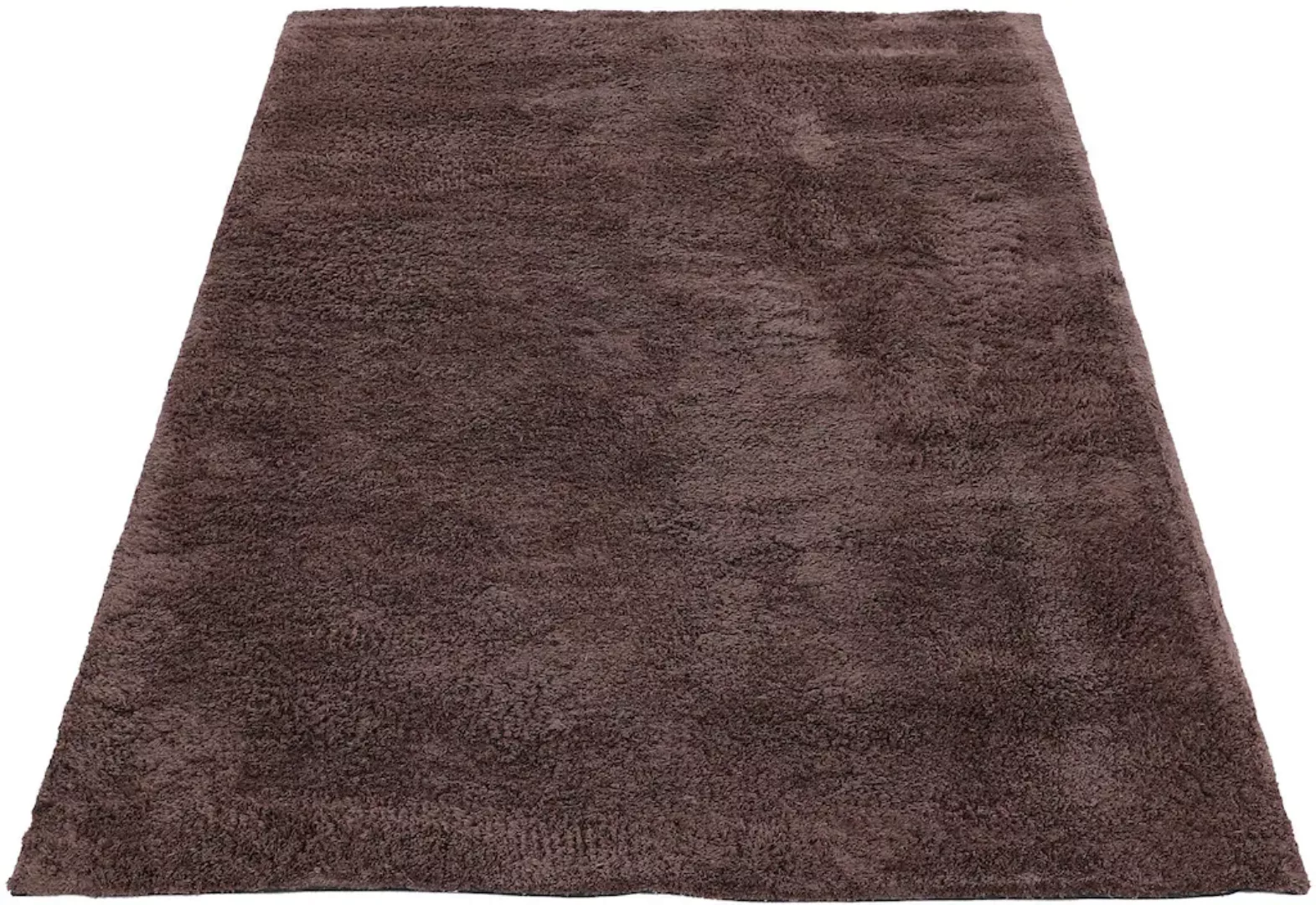 carpetfine Hochflor-Teppich »Silky«, rechteckig, 20 mm Höhe, Shaggy, Langfl günstig online kaufen