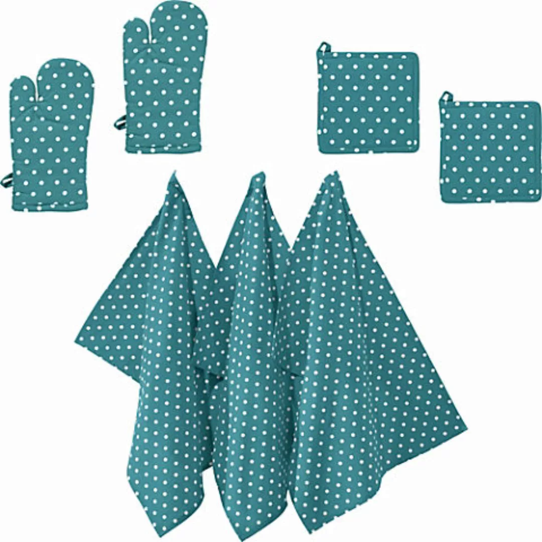 REDBEST Topflappen Küchenset 7-tlg., Punkte günstig online kaufen
