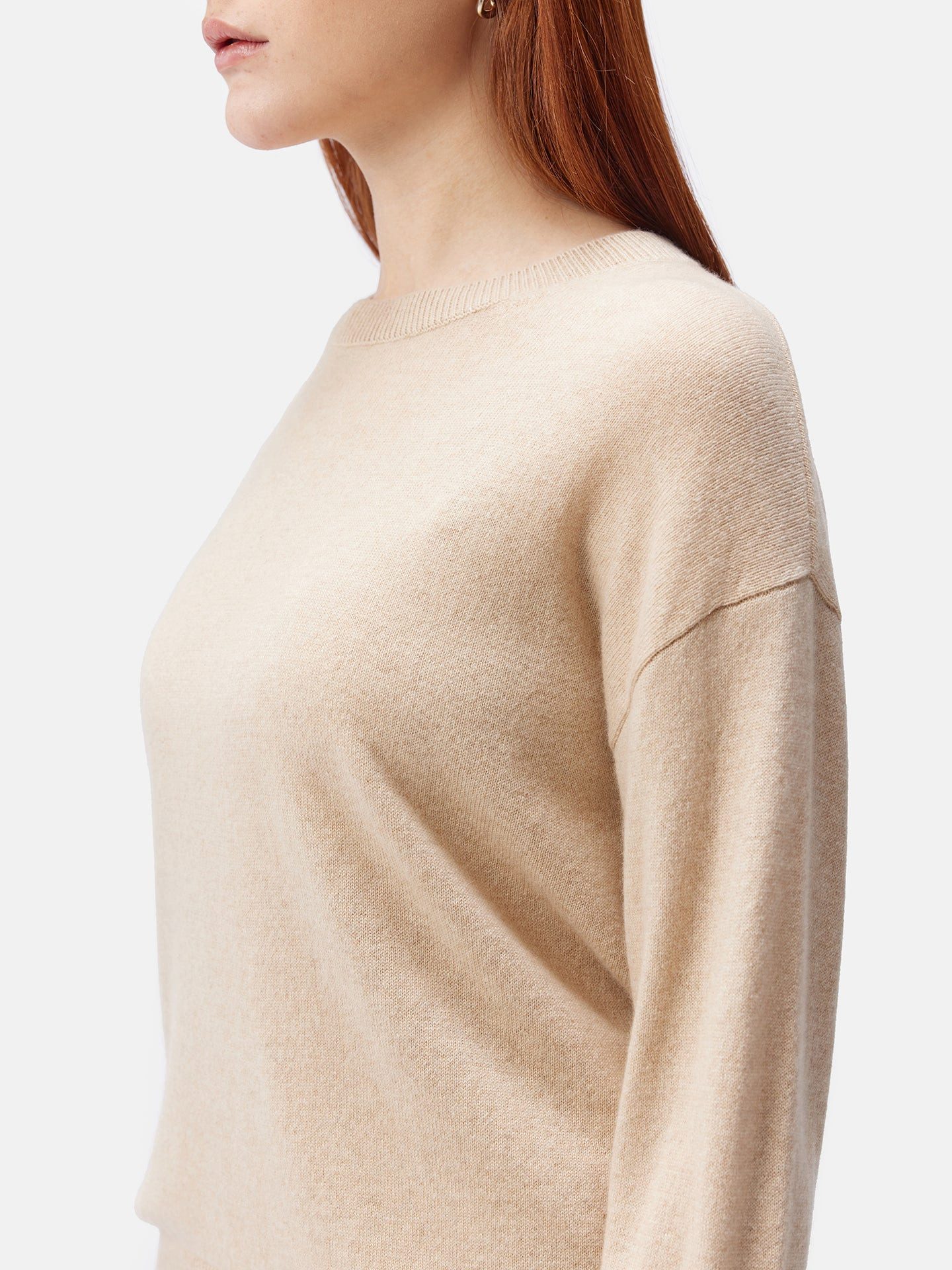 GOBI Cashmere Rundhalspullover Asymmetrischer Pullover aus günstig online kaufen