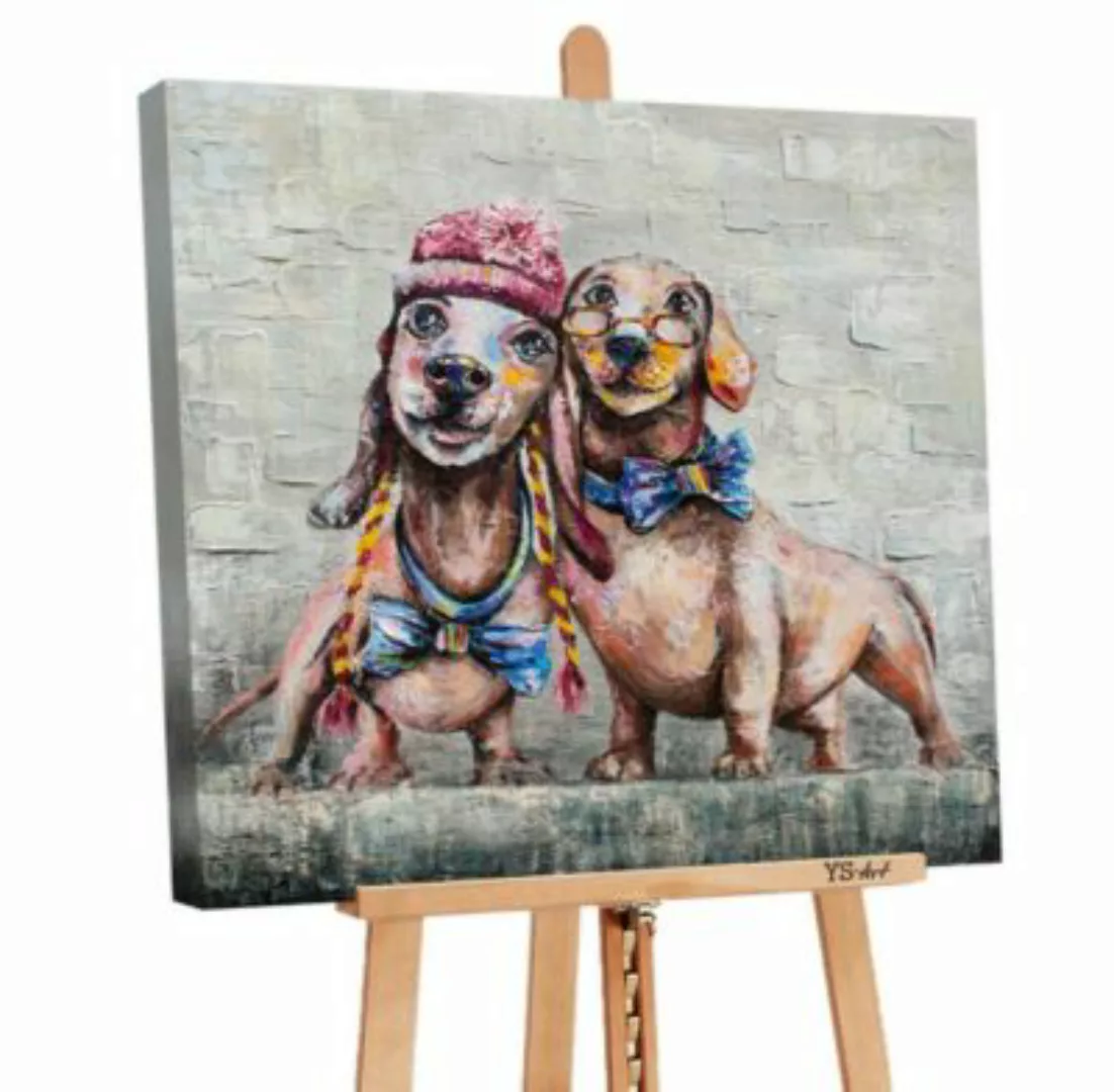 YS-Art™ Gemälde YS-Art Handgemaltes Acryl Gemälde, Leinwand auf Keilrahmen, günstig online kaufen