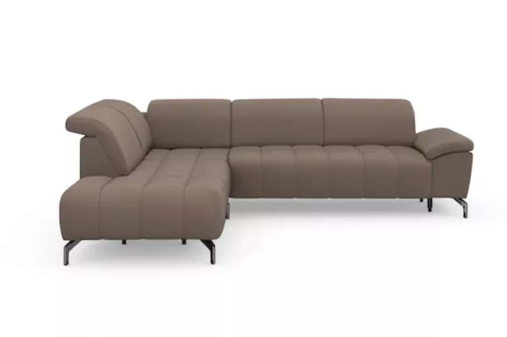 sit&more Ecksofa »Cool L-Form«, wahlweise mit Kopfteilverstellung und Vorzi günstig online kaufen