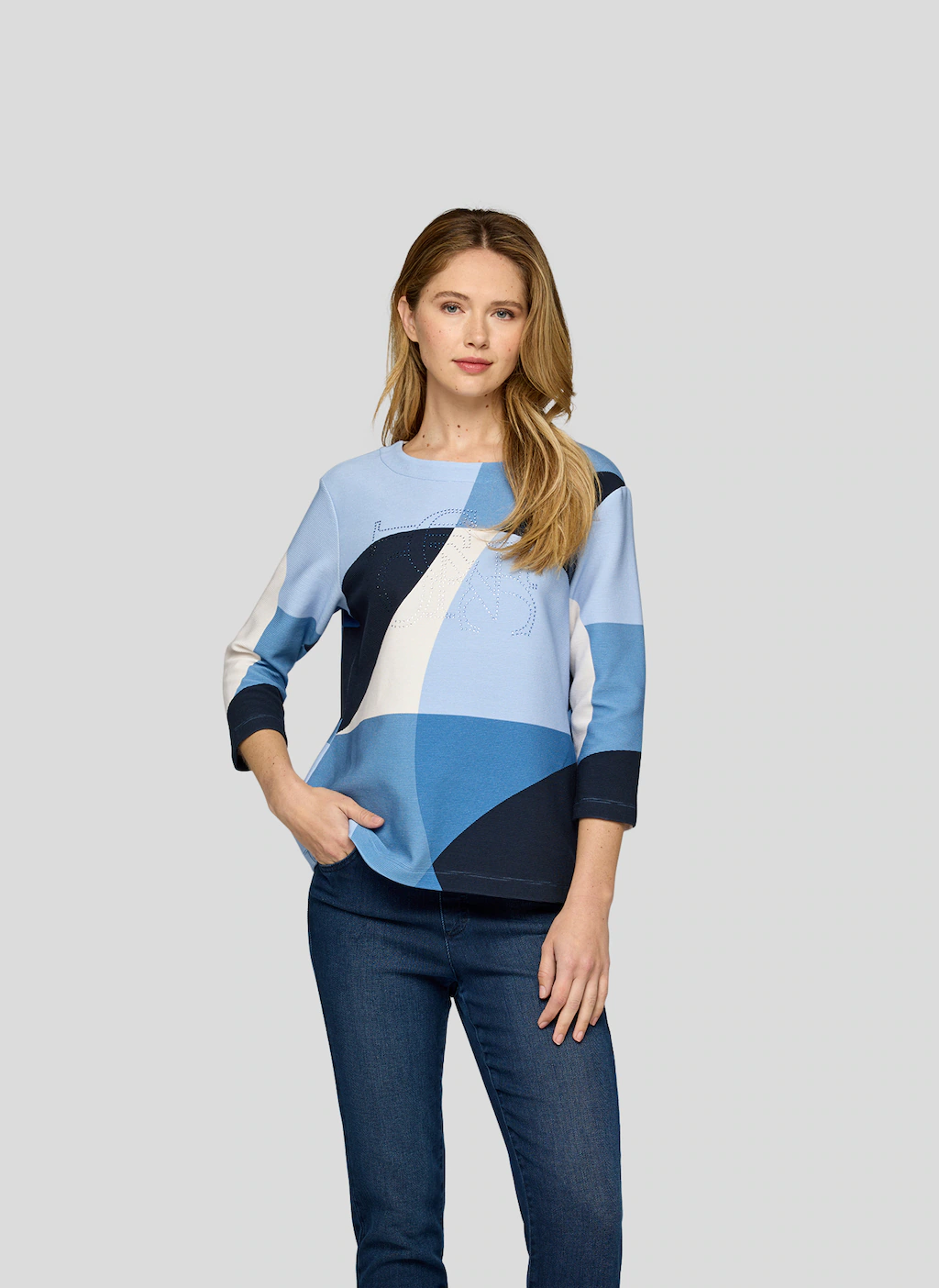 Rabe 3/4-Arm-Shirt, mit All-Over Print günstig online kaufen